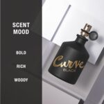 Curve Black Men’s Cologne Fragrance Spray, Casual Day or Night Scent, 4.2 fl oz