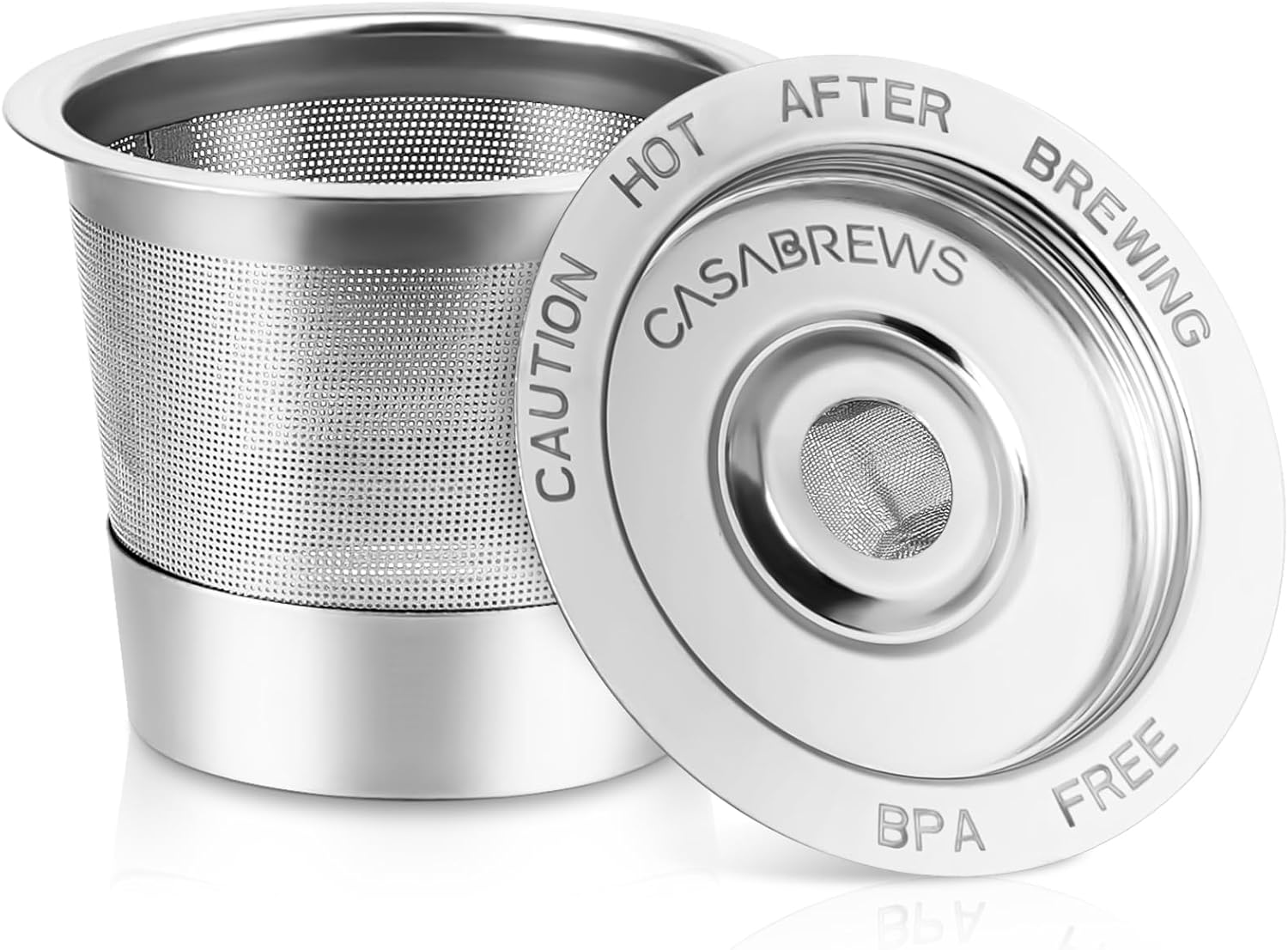CASABREWS CASKF01 Reusable K Cups Coffee Pods for Keurig, Universal Stainless Steel Refillable Reusable K Cup Coffee Filters Compatible with Keurig 1.0 Coffee Machines, Eco-Friendly, BPA-Free CASABREWS CASKF01 Reusable K Cups Coffee Pods for Keurig, Universal Stainless Steel Refillable Reusable K Cup Coffee Filters Compatible with Keurig 1.0 Coffee Machines, Eco-Friendly, BPA-Free