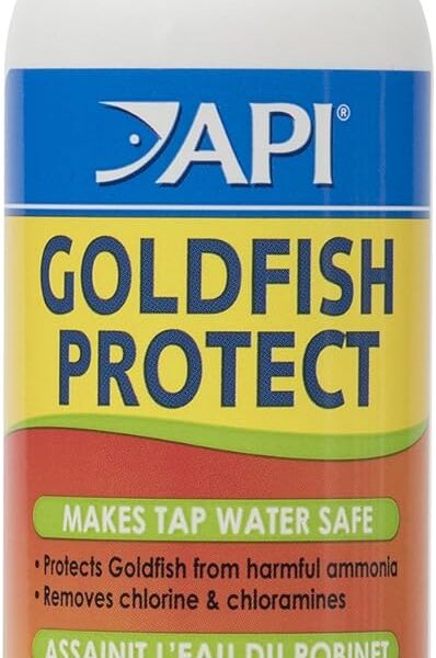 API GOLDFISH PROTECT Aquarium Water Conditioner 4-Ounce Bottle