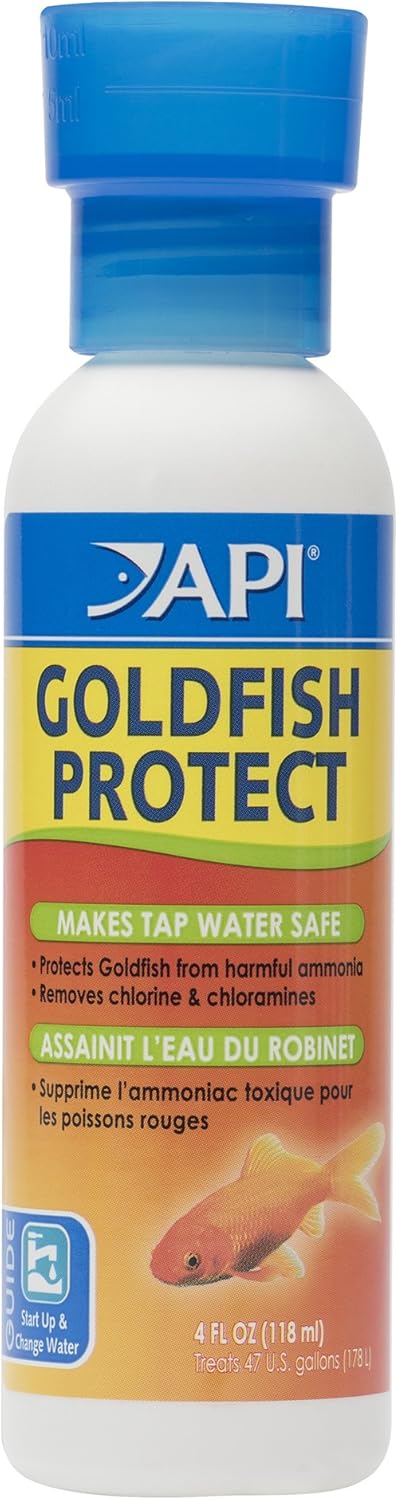 API GOLDFISH PROTECT Aquarium Water Conditioner 4-Ounce Bottle API GOLDFISH PROTECT Aquarium Water Conditioner 4-Ounce Bottle