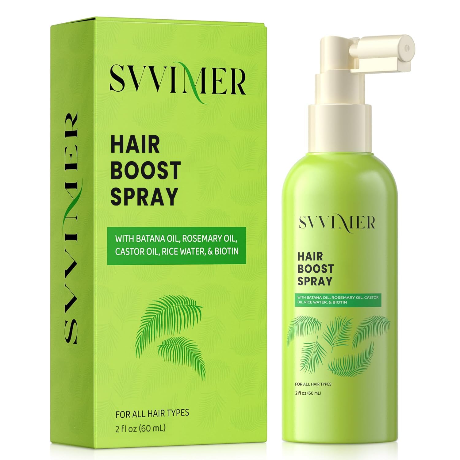 Svvimer Hair Growth Serum Spray - with Rosemary Batana Oil Biotin for Hair Loss and Thinning Hair - Thicker Fuller Hair for Women Men 2 Fl Oz (Pack of 1) Svvimer Hair Growth Serum Spray - with Rosemary Batana Oil Biotin for Hair Loss and Thinning Hair - Thicker Fuller Hair for Women Men 2 Fl Oz (Pack of 1)