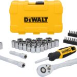 DEWALT Mechanics Tool Set, 3/8" Drive, 50 Piece (DWMT45423)