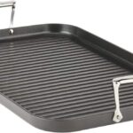 All-Clad HA1 Hard Anodized Nonstick Grill/Griddle Pan 13x20 Inch Oven Broiler Safe 500F Pots and Pans, Cookware Black