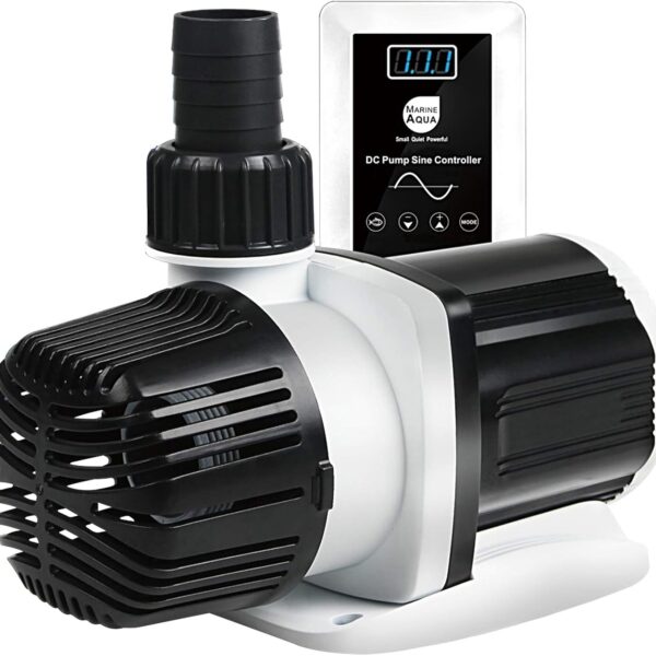 Orlushy DC-4000 Silent Swirl Controllable DC aquarium Pump 25W 1050GPH-marine wavemaker return pump with sine wave Controller for salt/Freshwater coral reef fish tank sump Circulation