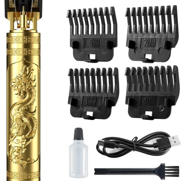 gunkill Hair Clippers-Beard Trimmer for Men-Rechargeable Hair Clipper and Trimmer-for Men and Children