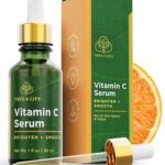 Tree of Life Vitamin C Serum For Face - Brightening Face Oil for Dark & Age Spots - For Dry & Sensitive Skin with Vitamin E for Soft Smooth Glow - Dermatologist Tested, 1 Fl Oz - Mothers Day Gifts