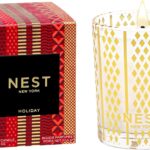 NEST New York Scented Votive Christmas Candle, Holiday - 2 oz - Up to 28-Hour Burn Time - Reusable Glass Vessel
