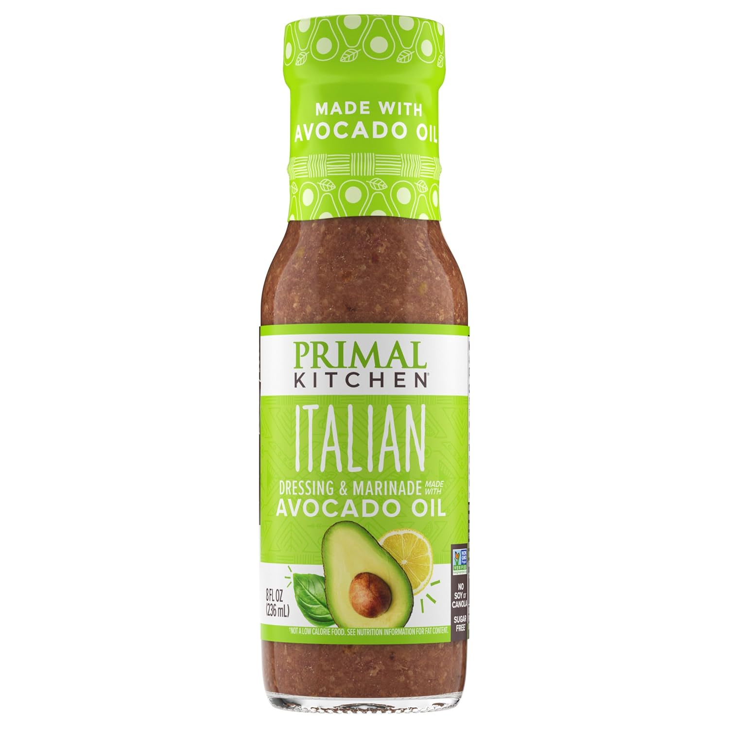 Primal Kitchen Italian Vinaigrette & Marinade Salad Dressing made with Avocado Oil, Whole30 Approved, Certified Paleo, and Keto Certified, 8 Fluid Ounces Primal Kitchen Italian Vinaigrette & Marinade Salad Dressing made with Avocado Oil, Whole30 Approved, Certified Paleo, and Keto Certified, 8 Fluid Ounces