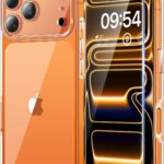 TAURI for iPhone 17 Pro Max Case, Full Camera Protection with Screen Protector, Anti-Yellowing Military-Grade Protection Shockproof Slim Phone Case for iPhone 17 Pro Max Phone Case, Clear