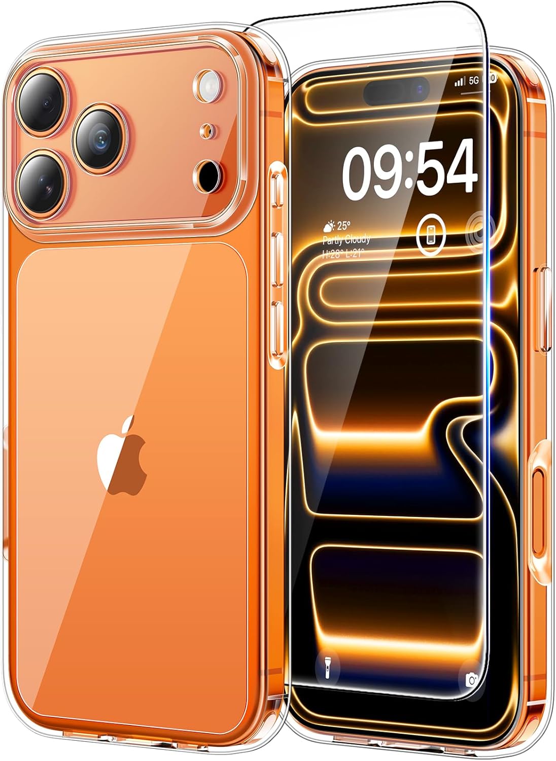 TAURI for iPhone 17 Pro Max Case, Full Camera Protection with Screen Protector, Anti-Yellowing Military-Grade Protection Shockproof Slim Phone Case for iPhone 17 Pro Max Phone Case, Clear TAURI for iPhone 17 Pro Max Case, Full Camera Protection with Screen Protector, Anti-Yellowing Military-Grade Protection Shockproof Slim Phone Case for iPhone 17 Pro Max Phone Case, Clear