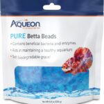 Aqueon PURE Betta Beads, Water Care for Unfiltered Aquariums, Maintains Clear Water and Helps Breakdown Organic Sludge, Blue