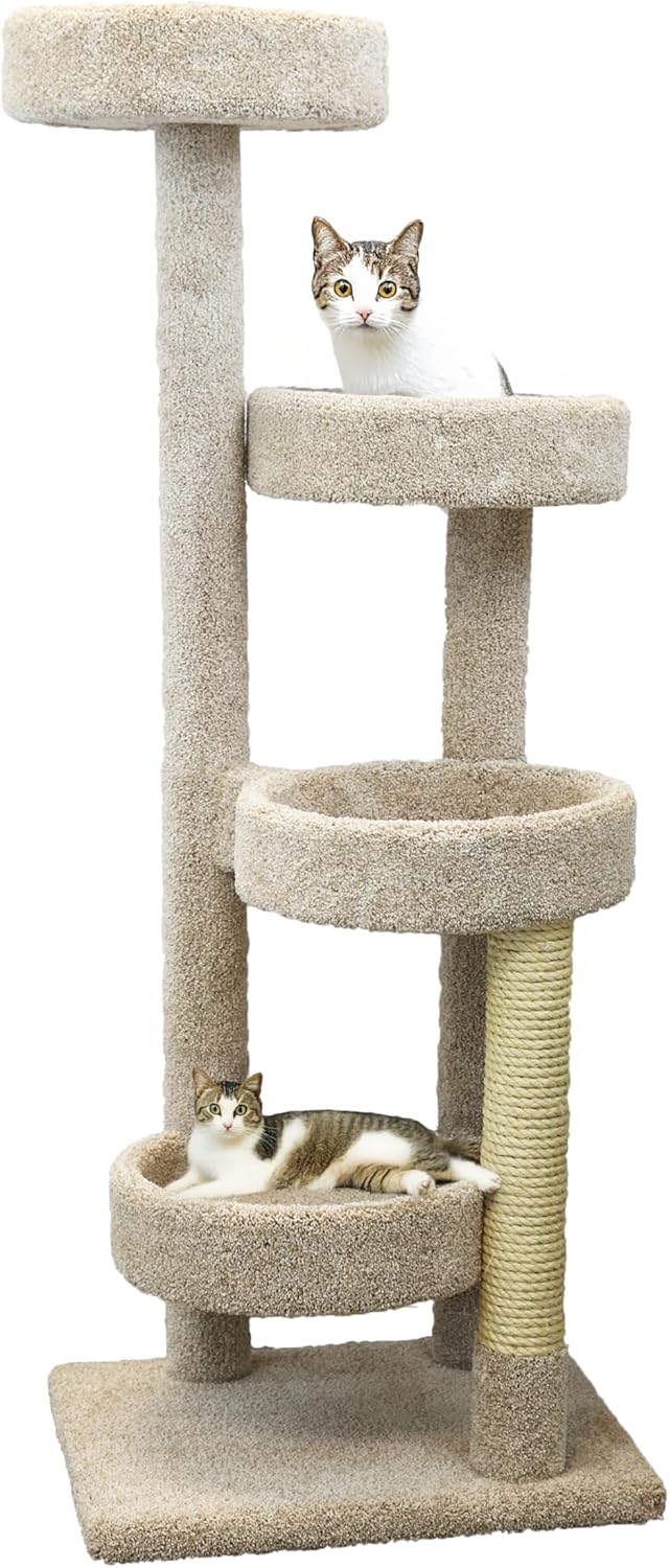 New Cat Condos Cat Tree, Beige