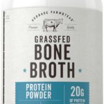 Carlyle Grass Fed Bone Broth Protein Powder | 35.2 oz (2.2lb) | 20g Protein | Pasture Raised, Grain Free Supplement | Non-GMO & Gluten Free | By Herbage Farmstead