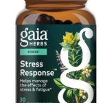Gaia Herbs Stress Response Supplements - Supports Relaxation & Healthy Stress Response* - with Rhodiola, Holy Basil, Ashwagandha & More - 30 Vegan Liquid Phyto-Caps (15 Servings)