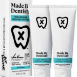 Made by Dentists Professional Enamel Rebuilding Toothpaste - 2 Pack - Remineralizing Nano Hydroxyapatite Toothpaste with Sodium Fluoride, ADA Approved, Vegan, 2 x 4.2oz