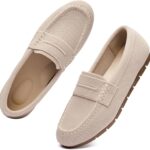 Vespiero Loafers for Women Comfortable Slip on Work Flats Shoes Womens Dressy Casual Walking Shoes