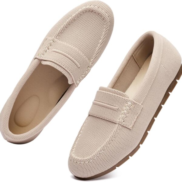 Vespiero Loafers for Women Comfortable Slip on Work Flats Shoes Womens Dressy Casual Walking Shoes