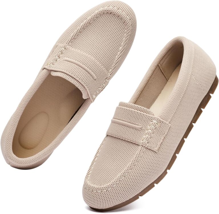 Vespiero Loafers for Women Comfortable Slip on Work Flats Shoes Womens Dressy Casual Walking Shoes