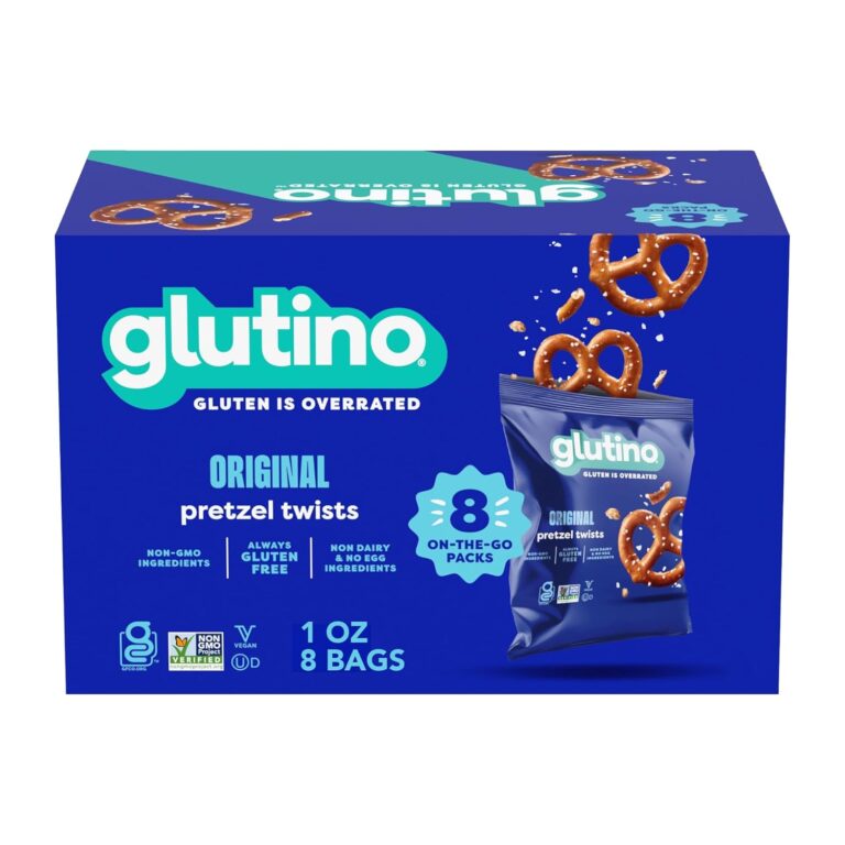 Glutino Gluten Free Pretzel Twists, Gluten Free Snacks, 1 oz. 8-Count (Packaging May Vary)