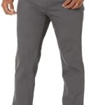 Amazon Essentials Men's Athletic Fit Chinos, Work Pants, 5-Pocket, Cotton Stretch