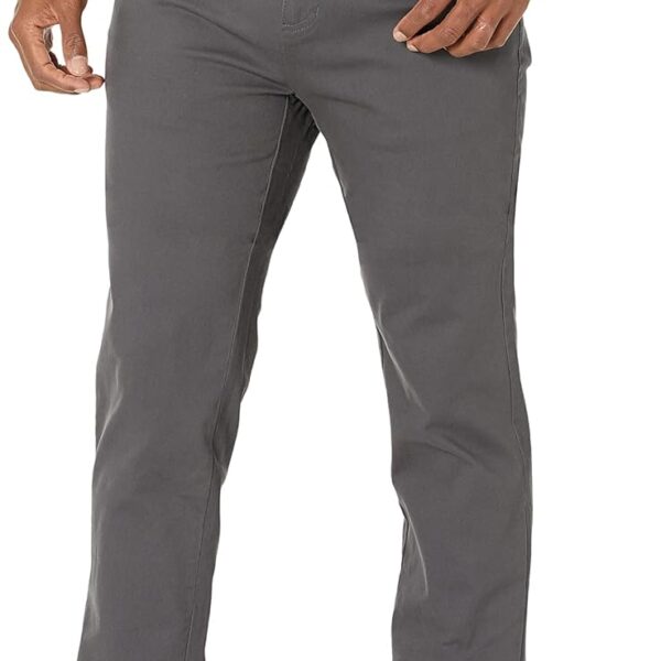 Amazon Essentials Men's Athletic Fit Chinos, Work Pants, 5-Pocket, Cotton Stretch