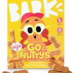 Barkbox Go Nutty - Soft-Baked Honey Peanut Treats with Natural Nutty Goodness, Nutritious Grains, No Corn, or Soy - 24oz Box
