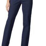 Lee Women's Wrinkle Free Relaxed Fit Straight Leg Pant