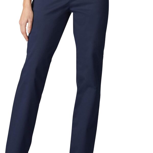 Lee Women's Wrinkle Free Relaxed Fit Straight Leg Pant