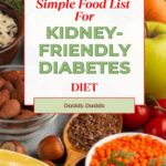 SIMPLE FOOD LIST FOR KIDNEY-FRIENDLY DIABETES DIET: Comprehensive list for diabetes and kidney disease, providing GI, phosphorus, potassium, and sodium values, offering a healthy balanced eating guide