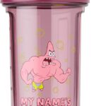 BlenderBottle Spongebob Shaker Bottle Pro Series Perfect for Protein Shakes and Pre Workout, 28-Ounce, Red, My Name's Not Rick