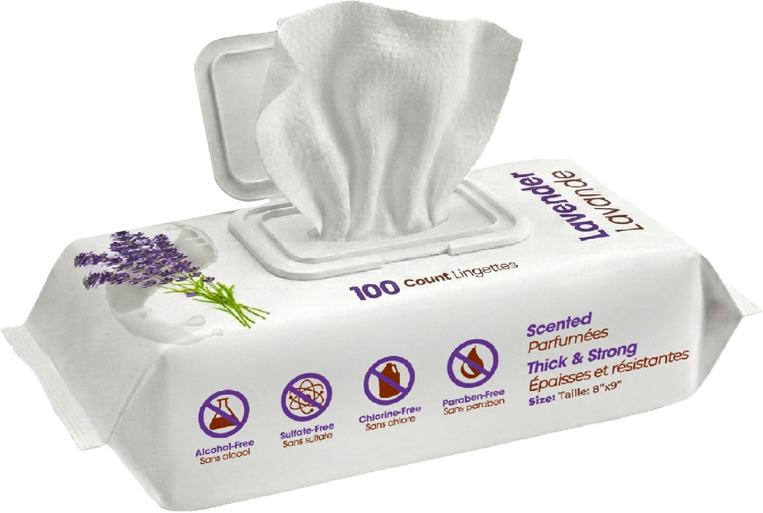 Best Pet Supplies 8" x 9" Large Dog Wipes - Cleaning and Deodorizing for Paws and Coat - Gentle Formula with Lavender Vitamin E for Puppies and Cats - 100 Count Best Pet Supplies 8" x 9" Large Dog Wipes - Cleaning and Deodorizing for Paws and Coat - Gentle Formula with Lavender Vitamin E for Puppies and Cats - 100 Count