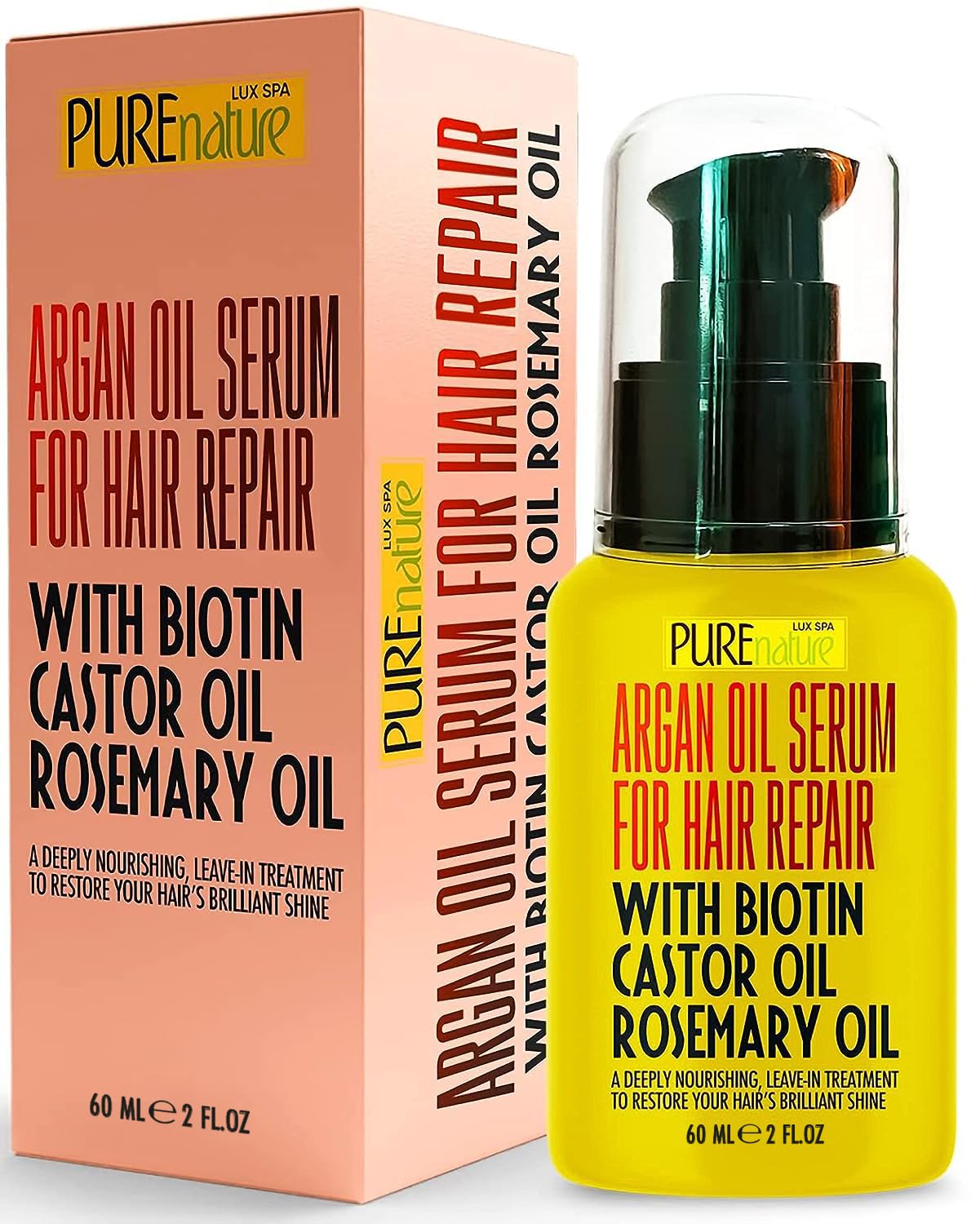 Moroccan Argan Oil Hair Serum - Rescue Frizzy and Damaged Locks - With Heat Protectant and Straightening Properties - Hydrating Anti Frizz Products For Curly and Straight Hair with Split Ends Moroccan Argan Oil Hair Serum - Rescue Frizzy and Damaged Locks - With Heat Protectant and Straightening Properties - Hydrating Anti Frizz Products For Curly and Straight Hair with Split Ends