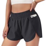 Blooming Jelly Women's Quick-Dry Running Shorts Workout Sport Layer Active Shorts with Pockets 1.75"