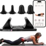 Thrival Deep Tissue Pro - Fully Adjustable Psoas Muscle Release Tool with Thrival App for Hip Flexor, Back, Glute, Iliacus, and Neck Pain - Trigger Point and Myofascial Release Tool  Carbon Black