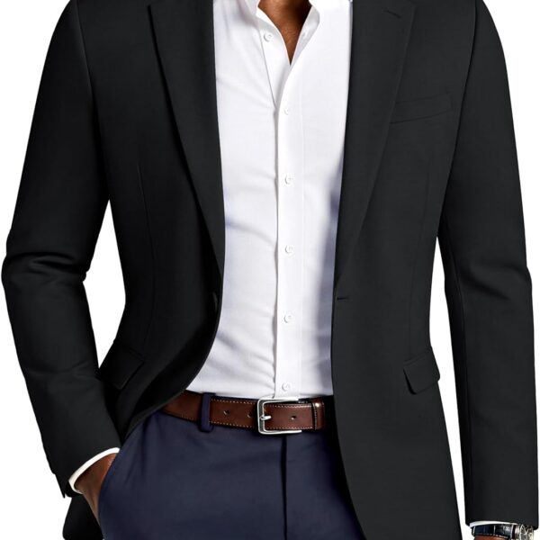 PJ PAUL JONES Men's Lightweight Sport Coat Casual One Button Blazer Breathable Sportcoat