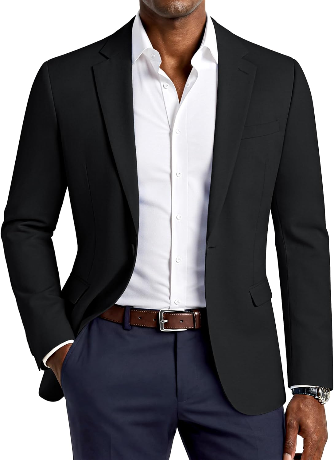 PJ PAUL JONES Men's Lightweight Sport Coat Casual One Button Blazer Breathable Sportcoat PJ PAUL JONES Men's Lightweight Sport Coat Casual One Button Blazer Breathable Sportcoat