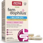Jarrow Formulas Fem-Dophilus Vaginal Probiotics 1 Billion CFU With 2 Science-Backed Strains, Dietary Supplement For Vaginal & Urinary Tract Support, 60 Capsules, 60 Day Supply, Shelf-Stable Probiotics