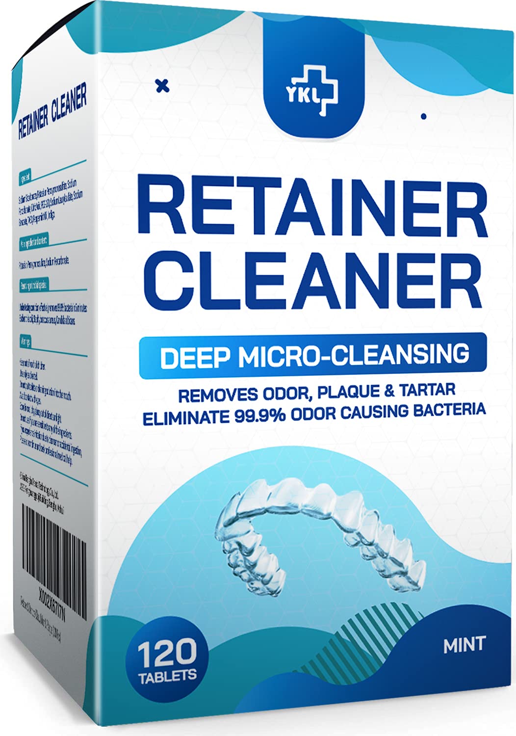 Retainer & Denture Cleaner Tablets - 4 Months Supply (120 pcs) Dental Retainers for Aligner - Mouth & Night Guards - False Teeth Whitening - Removes Odor & Plaque (120 Pcs) Retainer & Denture Cleaner Tablets - 4 Months Supply (120 pcs) Dental Retainers for Aligner - Mouth & Night Guards - False Teeth Whitening - Removes Odor & Plaque (120 Pcs)