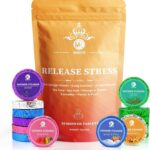 MR MIRYE Shower Steamers Aromatherapy, Valentine's Day Gifts for Women and Men, 20-Pack Organic Shower Bombs with Essential Oil, Tea Tree, Orange & Vanilla, Sea Salt, Lavender, Peony & Pear