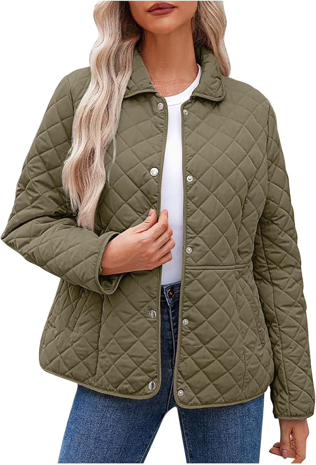 Ceboyel Women'S Quilted Barn Jackets 2024 Trendy Puffy Coats Quilted Bomber Jacket Lightweight Warm Winter Outerwear Clothing Ceboyel Women'S Quilted Barn Jackets 2024 Trendy Puffy Coats Quilted Bomber Jacket Lightweight Warm Winter Outerwear Clothing