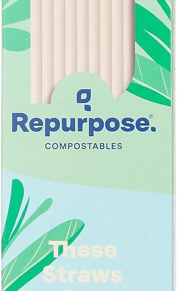 Repurpose Compostable Straws, 50 CT