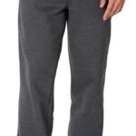 Amazon Essentials Men's Relaxed Straight Leg Fleece Open Bottom Sweatpant (Available in Big & Tall)