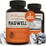 Live Conscious Magwell Magnesium Zinc & Vitamin D3 - Magnesium Glycinate, Malate, & Citrate - Triple Supplement for Women & Men - for Sleep, Bone, Heart, Immune Support - 120 Caps