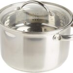 Norpro 4-Quart Steamer Cooker, 3 Piece Set, Stainless Steel