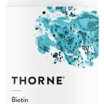 THORNE - Biotin - Vitamin B7 Supplement for Healthy Hair, Nails, Skin & Metabolism - Supports Nerve Health* - Third-Party Certified - Gluten, Dairy & Soy-Free - 60 Capsules
