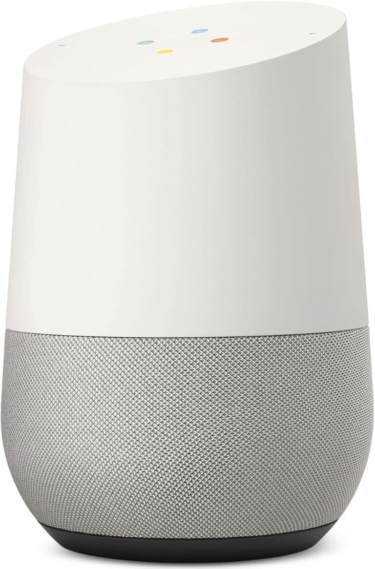 Google Home Smart Speaker (South Korea Model)  Voice-Controlled Wi-Fi Speaker Assistant, White/Slate, No US Plug, Adapter Needed, Works with Nest, Chromecast, Smart Home Audio Hub