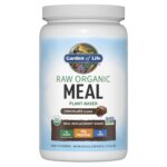 Garden of Life Meal Replacement Shakes, Raw Organic, Chocolate Protein Powder with Plant Based Pea Protein, Sprouts, Greens, Probiotics, Dairy Free 28 Servings