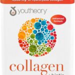 Youtheory Collagen + Biotin - Advanced Collagen Supplement - with Hydrolyzed Peptides, Vitamin C & Vitamin B - Supports Hair Growth, Nail Health & Skin - 390 Tablets