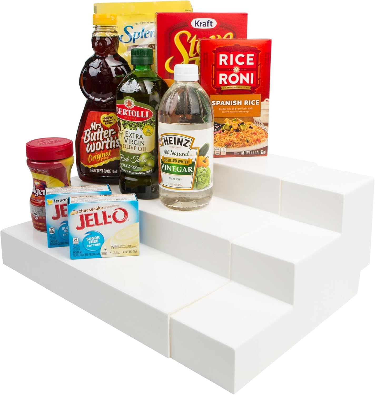 Dial Industries 3 Tier Adjustable Canned Goods Shelves for Kitchen Cabinet and Pantry Organization, Mega Dial Industries 3 Tier Adjustable Canned Goods Shelves for Kitchen Cabinet and Pantry Organization, Mega