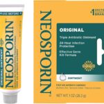 Neosporin Original First Aid Antibiotic Ointment for Wounds, Infection Protection Treatment, Germ-Killing Formula, Helps Minimize Appearance Of Scars for Minor Cuts, Scrapes, Burns, 1 Oz